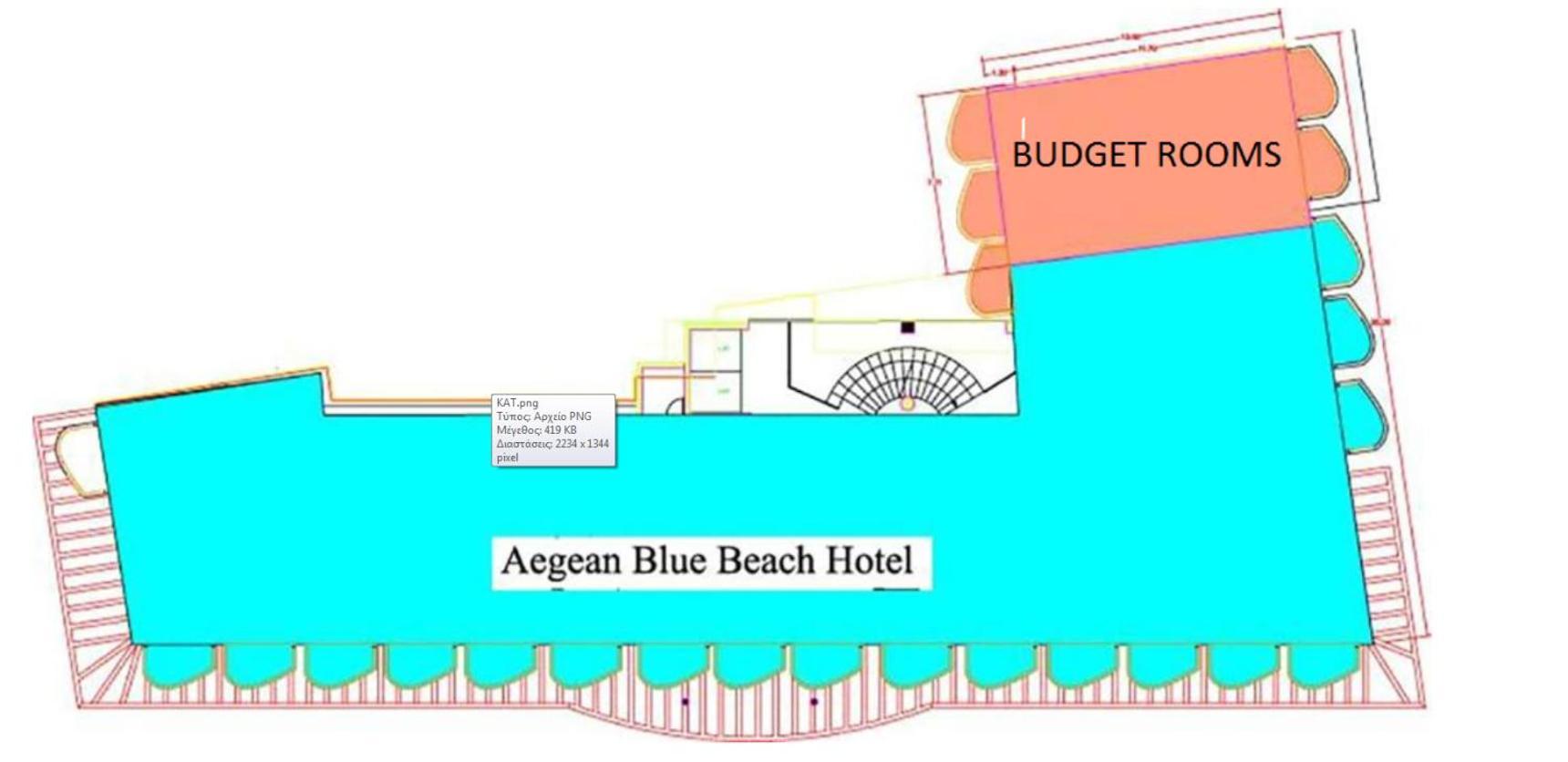 Aegean Blue Beach Hotel Nea Kallikrateia Eksteriør billede